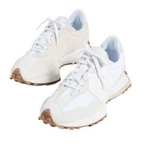 New Balance | Women's 327 Retro-Inspired Neutral Suede Sneakers | Size 8.5